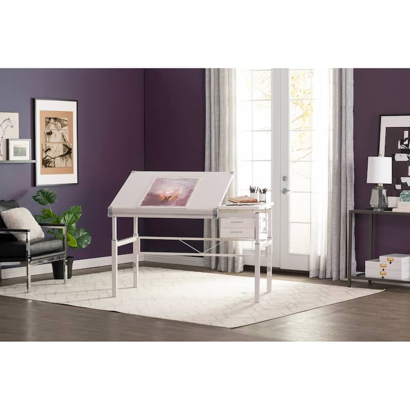 Studio Designs Graphix II Pro Line Height Adjustable Drafting Table with Tilting Top