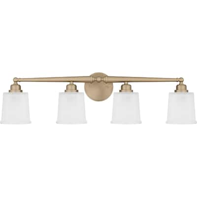 Cecilia 4-Light Bronze Gold Bath Light