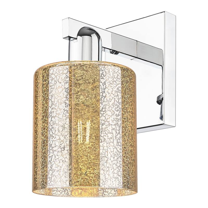 Innovations Lighting 716-1W-11-5 Cobbleskill Sconce Cobbleskill 11" - Polished Chrome / Mercury