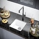 preview thumbnail 11 of 15, Karran Undermount Quartz Bar Single Bowl Sink