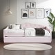 preview thumbnail 13 of 19, CraftPorch Glam Velvet, Crystal Button Tufted Twin Daybed with Trundle