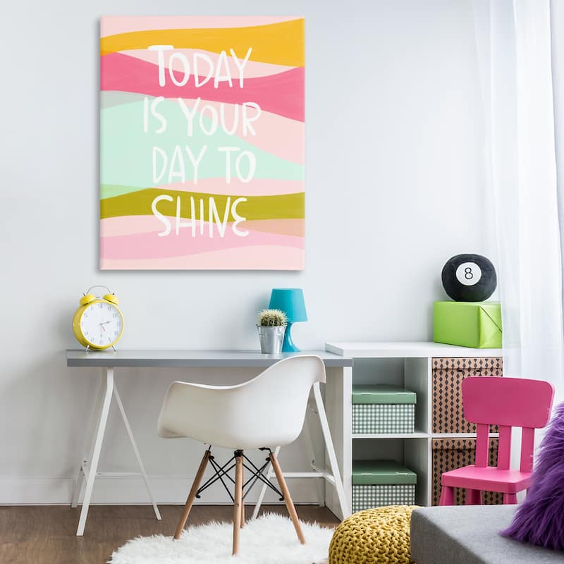 Stupell Pastel Day To Shine Canvas Wall Art Design By Mandy Ford Art + Illustration
