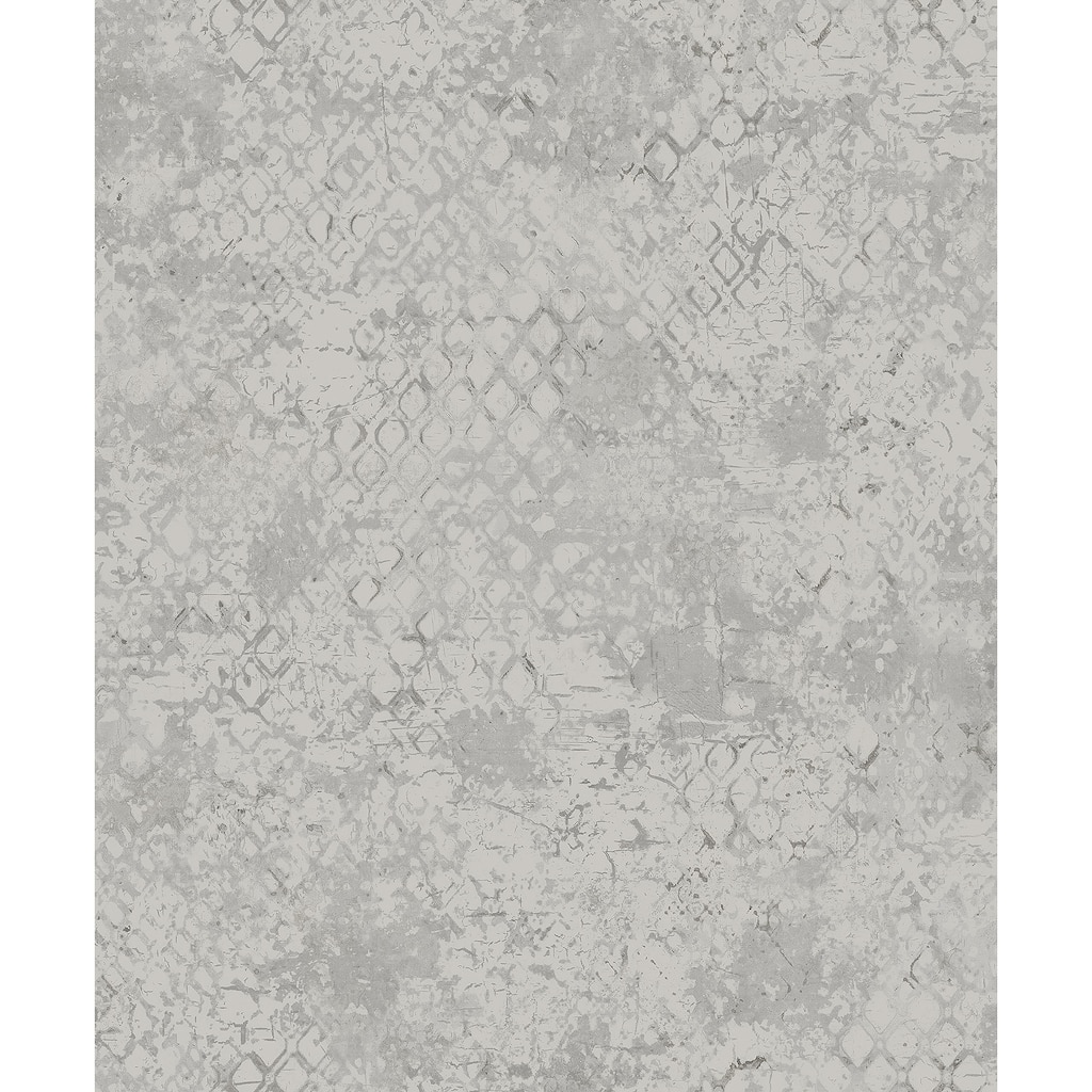A-Street Prints Zilarra Light Grey Abstract Snakeskin Wallpaper