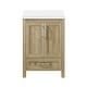 preview thumbnail 84 of 109, OVE Kansas Single Sink Bathroom Vanity, Dove White Engineered Stone Top