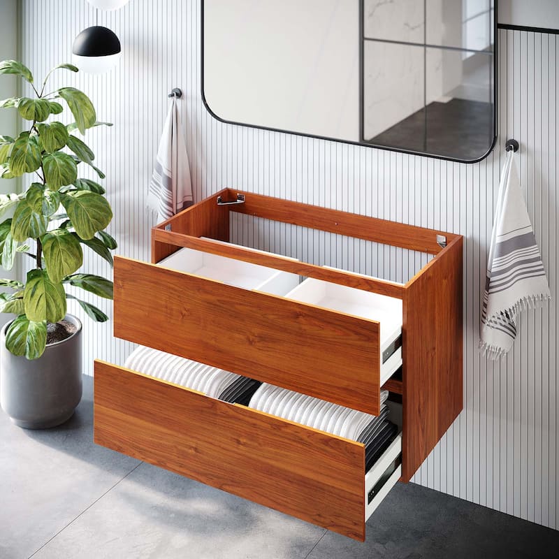 Scenic 36" Wall-Mount Bathroom Vanity Cabinet