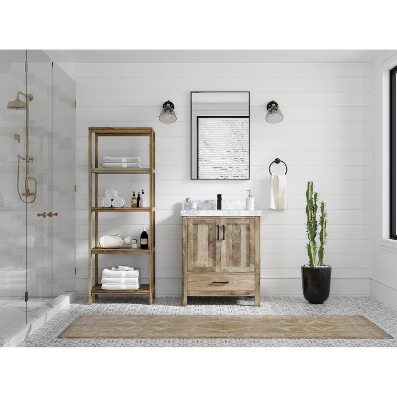 Willow Collections 30 in. W x 22 in. D Malibu Mango Single Sink Bathroom Vanity with Countertop