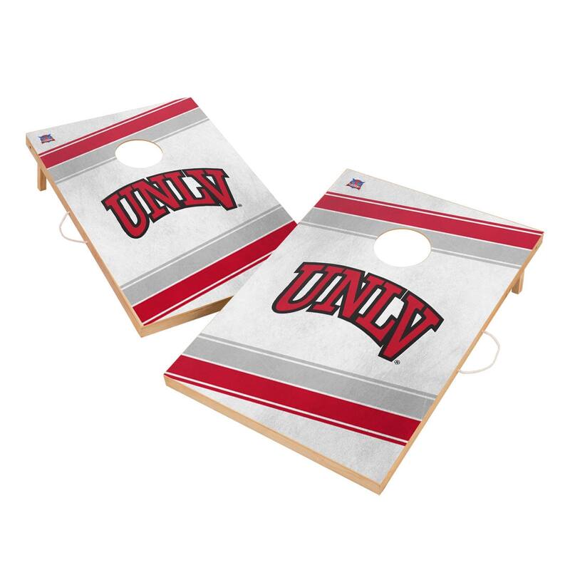 Nevada Las Vegas UNLV Rebels 2x4 Tailgate Cornhole Boards - Include Team Bags + LED Lights