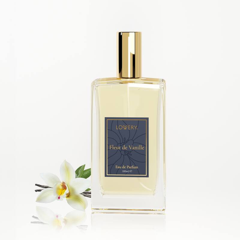 Lovery Fleur de Vanille Eau de Parfum, Made in France, 3.4 oz