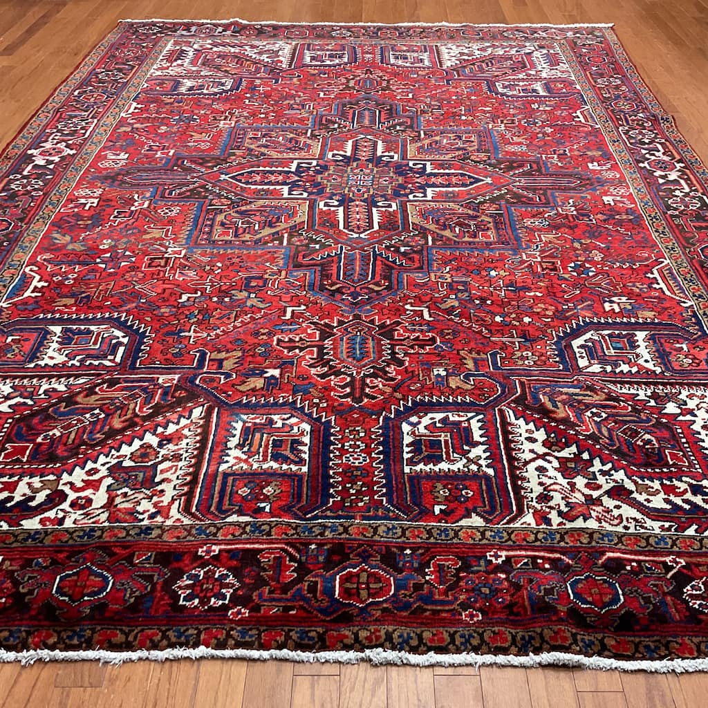 HERAT ORIENTAL Handmade Fine Heriz Rug - 8'3" x 11'8"