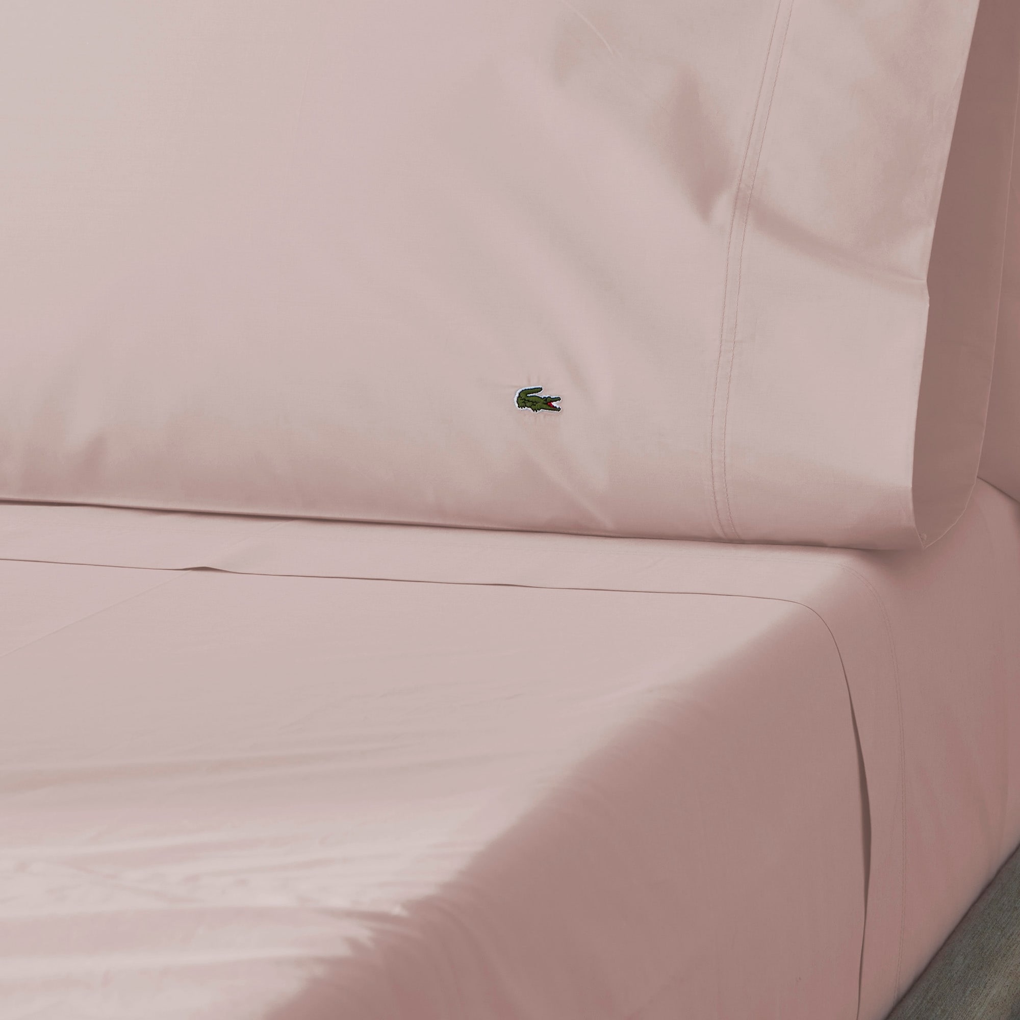 Throw Blanket Lacoste Solid Cotton Percale Sheet Set Bedding New