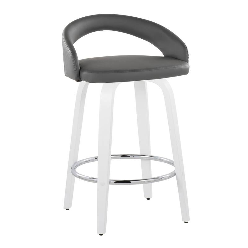Grotto Upholstered 26" Fixed-Height Counter Stool - Set of 2