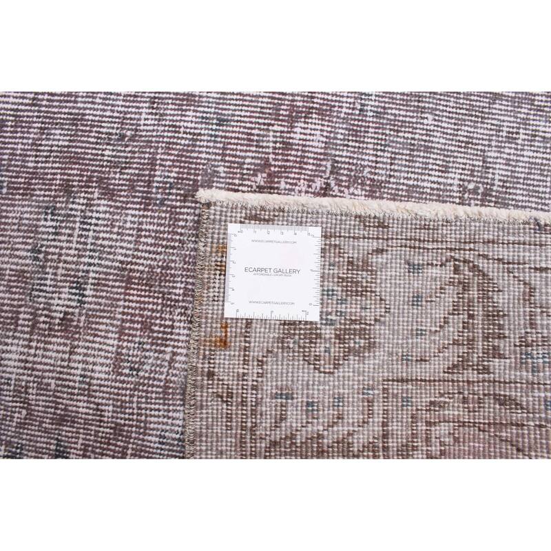 ECARPETGALLERY Hand-knotted Color Transition Grey, Brown Wool Rug - 5'4 x 8'4