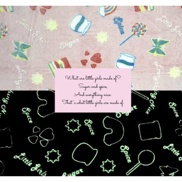 Glow In The Dark Blankets Little Girls Sugar Spice Everything Nice Little Boys Frogs Snails And Puppy Dogs Tails Overstock Glow In The Dark Blankets Little Girls Sugar Spice Everything Nice Little Boys Frogs Snails And Puppy Dogs Tails Overstock