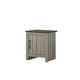 preview thumbnail 2 of 3, Nyla 16"W Gray Oak End Table, Side Table, Nightstand with Cabinet Door