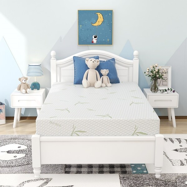 10 inch Memory Foam Mattress Medium-Firm Feel with Bamboo 10 inch Memory Foam Mattress Medium-Firm Feel with Bamboo