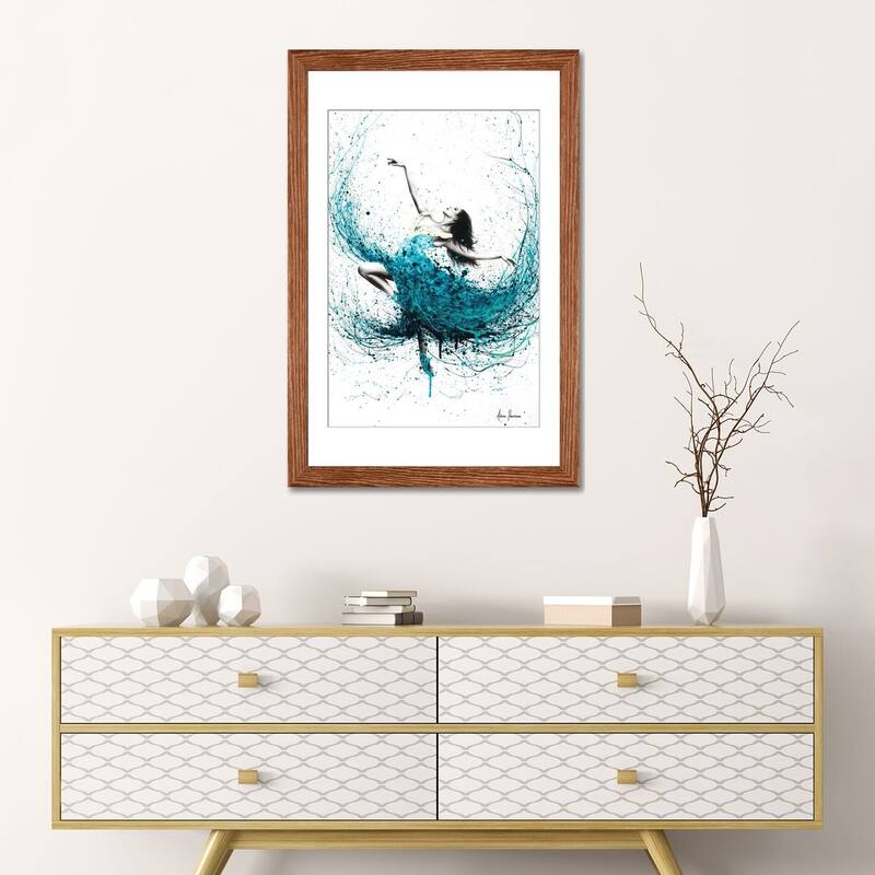 iCanvas "Teal Dancer" by Ashvin Harrison