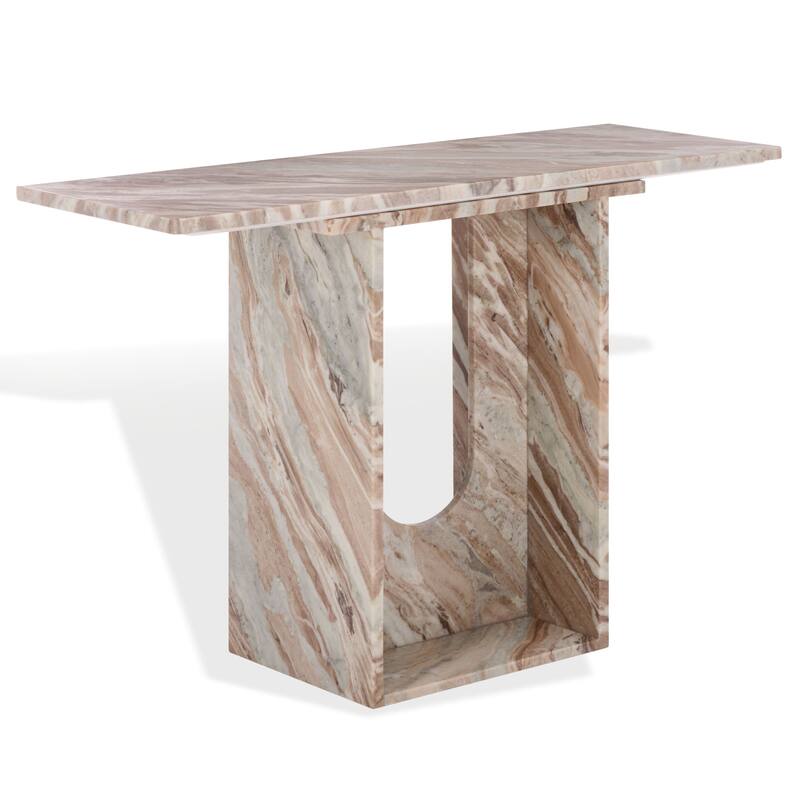 SAFAVIEH Couture Tobilyn Marble Console Table - 46"W x 16"D x 30"H