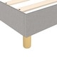 preview thumbnail 14 of 38, vidaXL Box Spring Bed Frame King Fabric Double Bed Base Multi Colors/Sizes