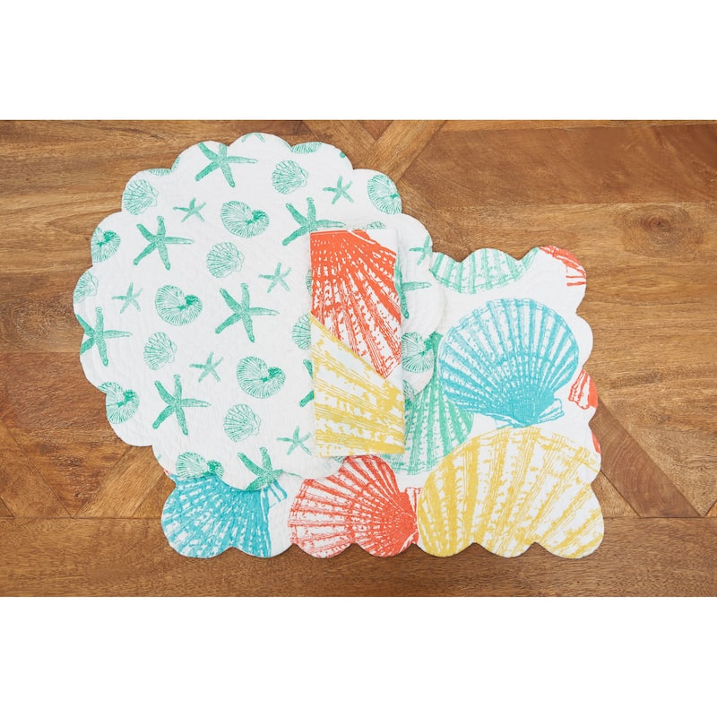 Captiva Island Cotton Reversible Napkin Set of 6 - Set of 6