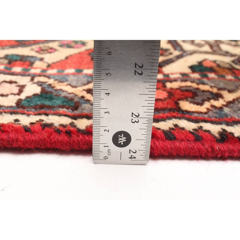 ECARPETGALLERY Hand-knotted Konya Anatolian Red Wool Rug - 3'9 x 8'10