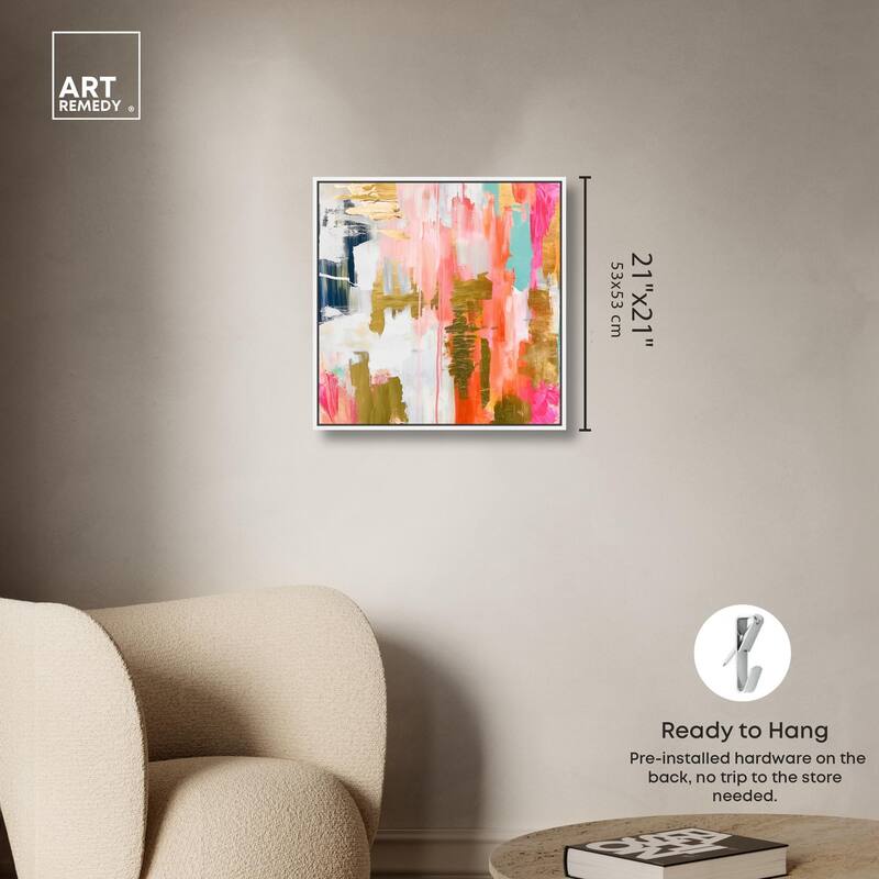 Exuberant Hues I Canvas by Art Remedy