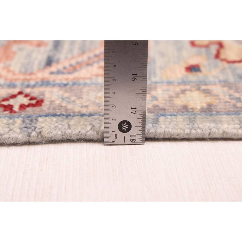 ECARPETGALLERY Hand-knotted Modern Oushak Grey Wool Rug - 8'0 x 10'3