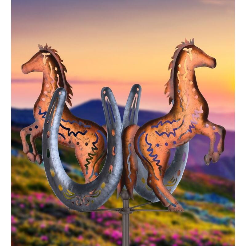 Horse Wind Spinner Stake