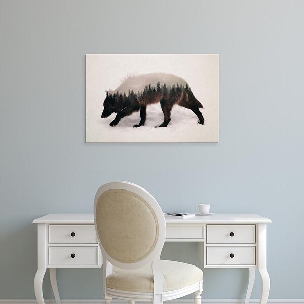 Easy Art Prints Andreas Lie's 'Winter Hunt' Premium Canvas Art
