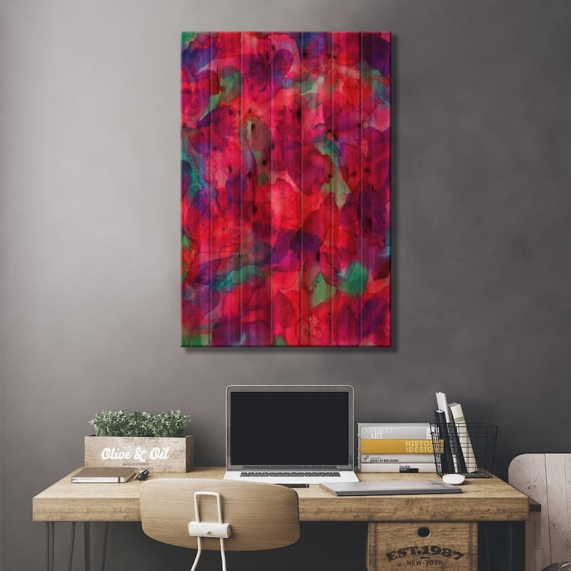 Mercury In Retrograde Print On Wood by Jacqueline Maldonado - Multi-Color