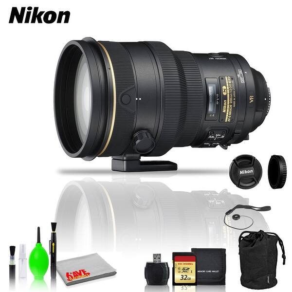 Nikon Af S Nikkor 0mm F 2g Ed Vr Ii Lens Bundle With 32gb Memory Card Cleaning Kit And More Overstock