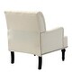 preview thumbnail 13 of 14, Modern Upholstered Armchair with Nailhead Trim
