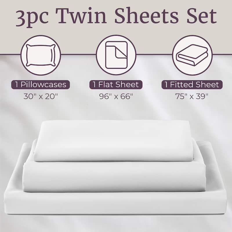 Wrinkle Resistant Brushed Microfiber Sheet Set by Windsor Home