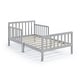 preview thumbnail 2 of 4, Toddler Bed Light Gray suitable for kids'bedroom