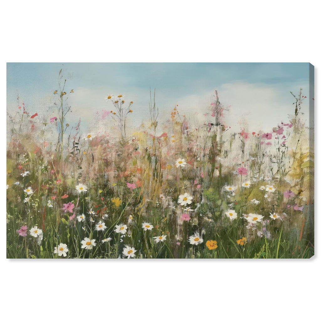 Glimmering Glade Garden I Canvas by Art Remedy, Gallery Wrapped