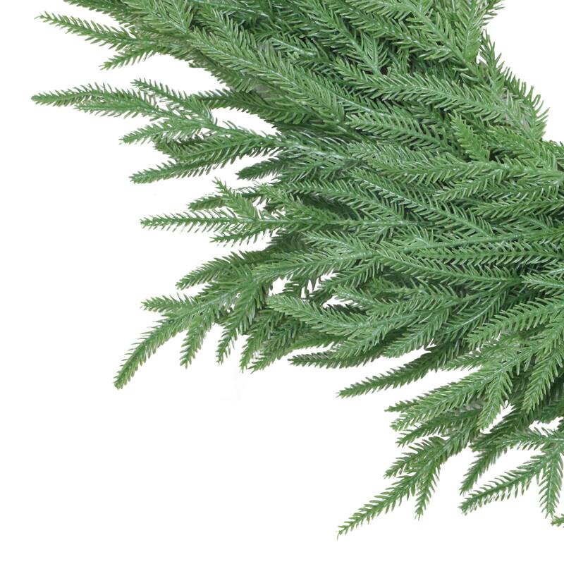 Puleo International 24" Soft PE Artificial Christmas Wreath