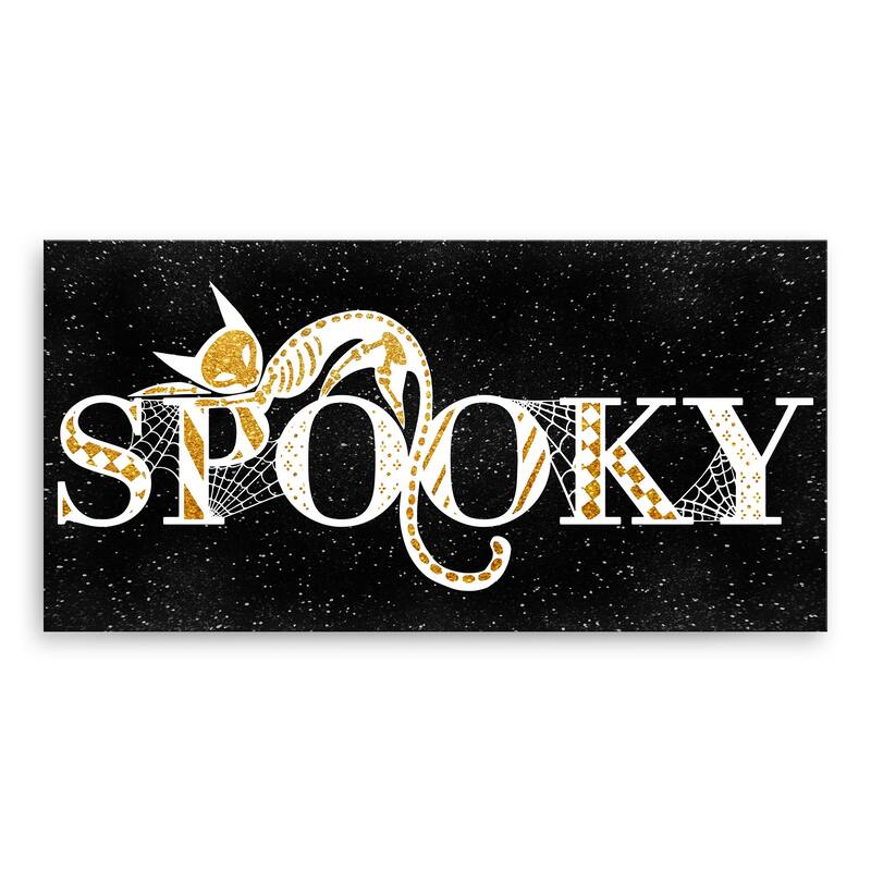 ChiChi Décor 'Spooky Glam' Halloween Canvas Wall Art