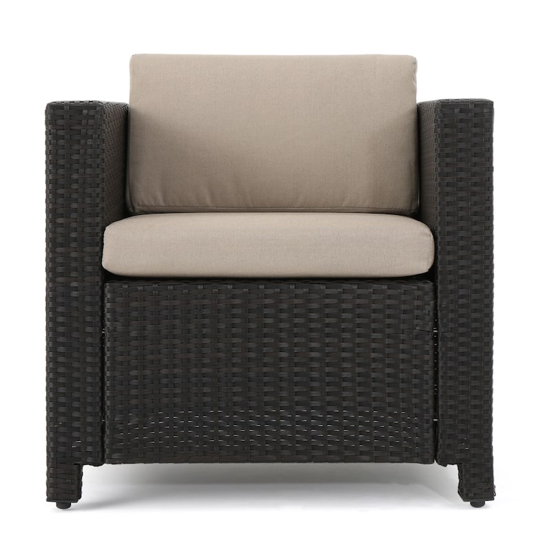 Puerta Outdoor 10-piece Wicker Patio Set with Cushions by Christopher Knight Home