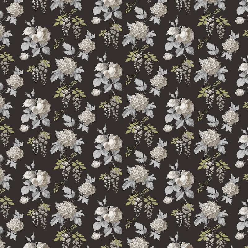 Oxford Mini Rose 20.5 In X 33 Ft Washable Wallpaper - Beige