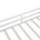 preview thumbnail 6 of 10, Twin Size Low Loft Bed With Two Movable Shelves And Ladder,With Decorative Guardrail Chalkboard,White - 78''L*39''W*35.4'H
