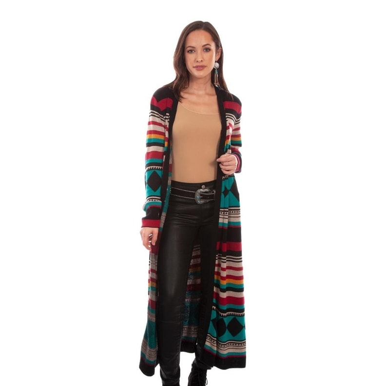 western duster cardigan