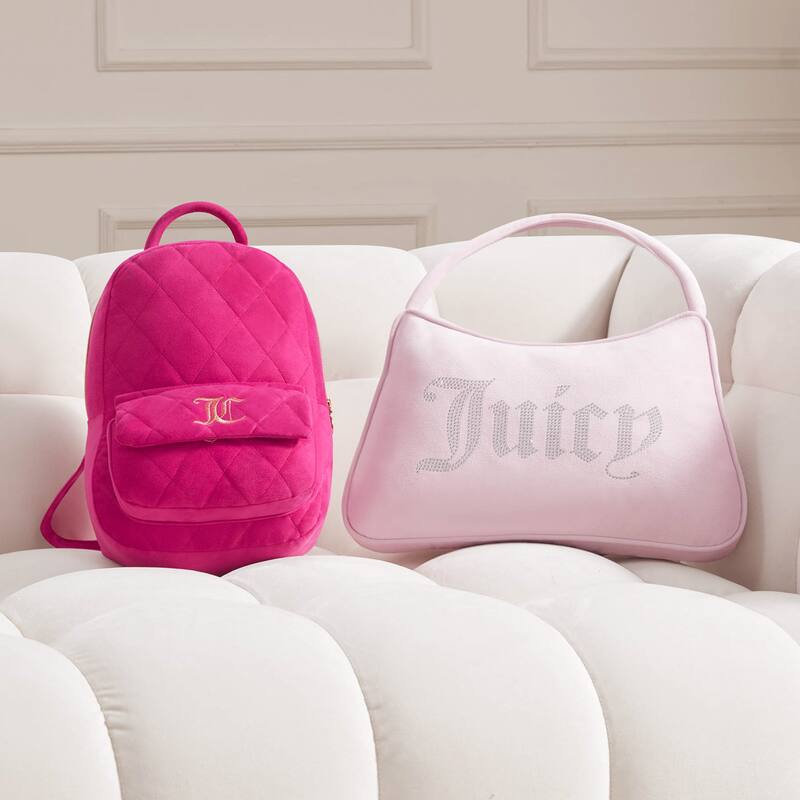 Juicy Couture Backpack Pillow Decorative 1-Piece