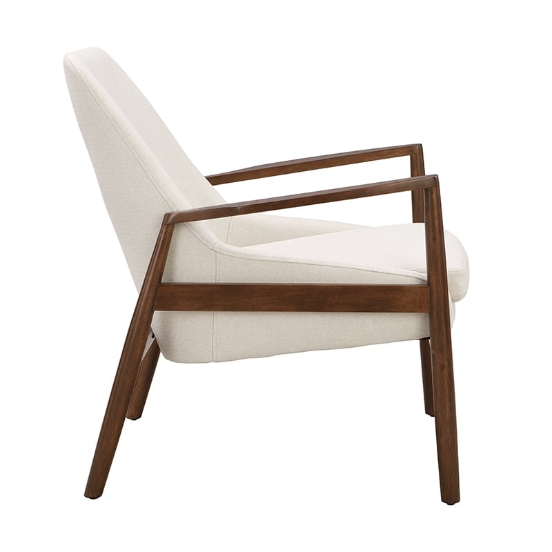 Pu Leather Accent Chair Set Of 2,Mid-Century Modern Armchair With Solid Wood Frame,Reading Leisure Chair With High Back