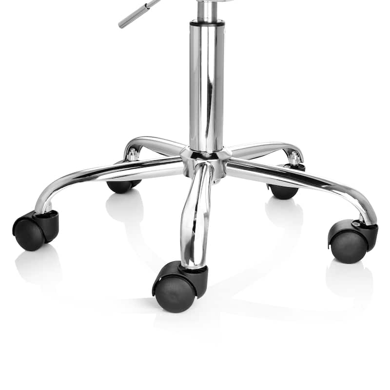 Faux Leather Adjustable Rolling Office Chair - 29.3-34 Inches