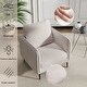 preview thumbnail 18 of 53, Nora Modern Velvet Accent Chair for Bedroom with Metal Legs