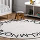 preview thumbnail 30 of 136, Nuloom Alphabet SpinClean Washable Round Rug