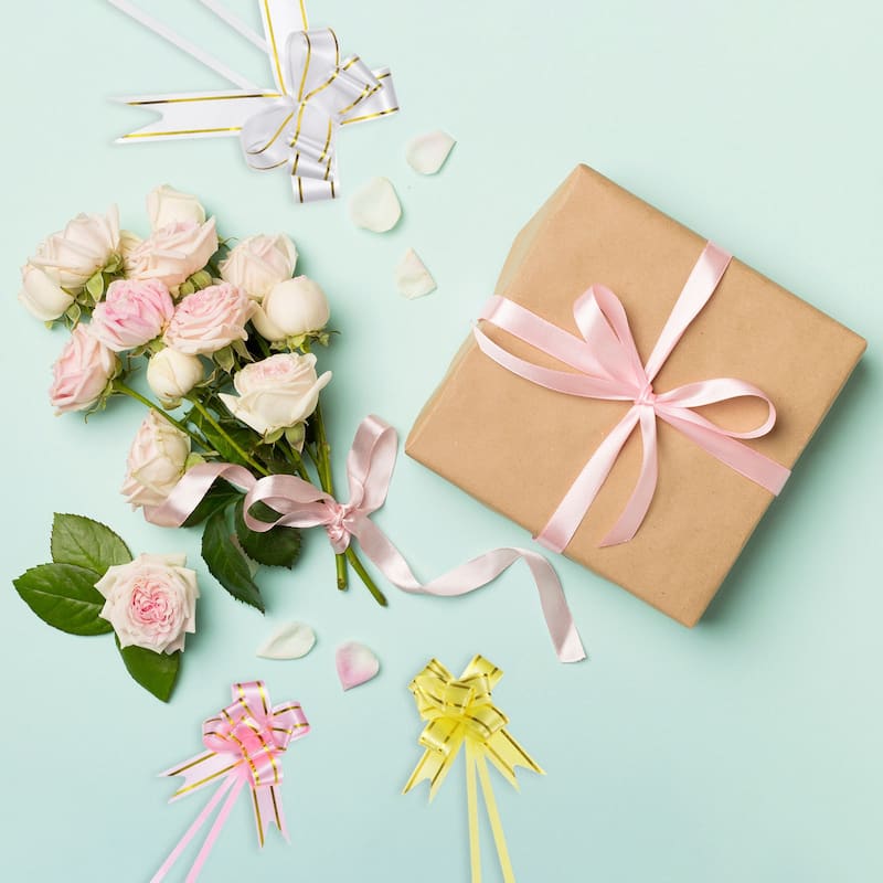 200pcs Ribbon Pull Bows Bows for Wedding Decorations