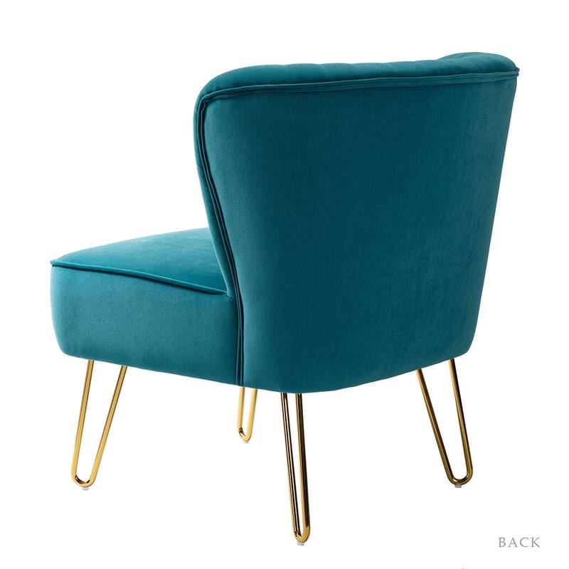 Barto Upholstered Side Chair with Tufted Back Set of 2 by HULALA HOME