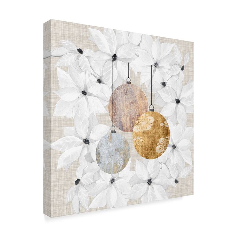 Grace Popp 'Sophisticated Christmas Iv' Canvas Art