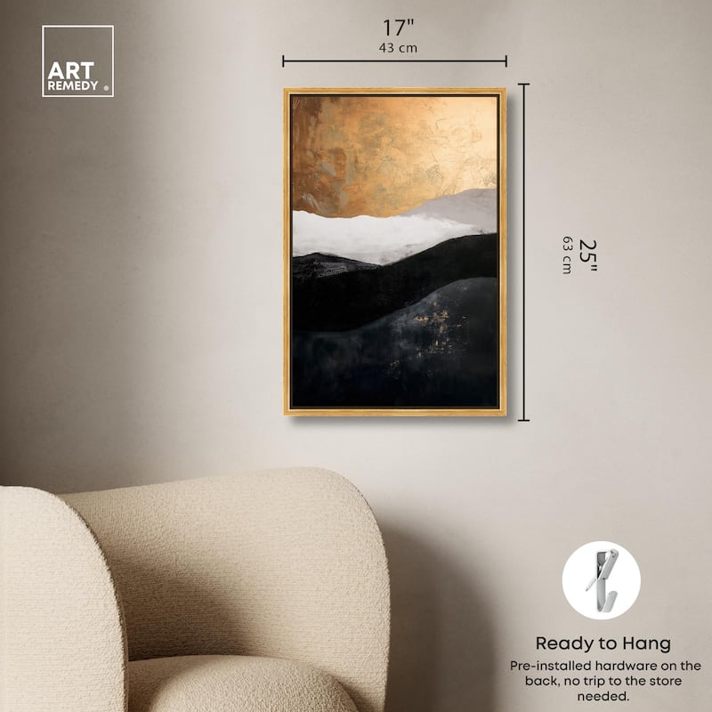 Golden Vista I Canvas by Art Remedy