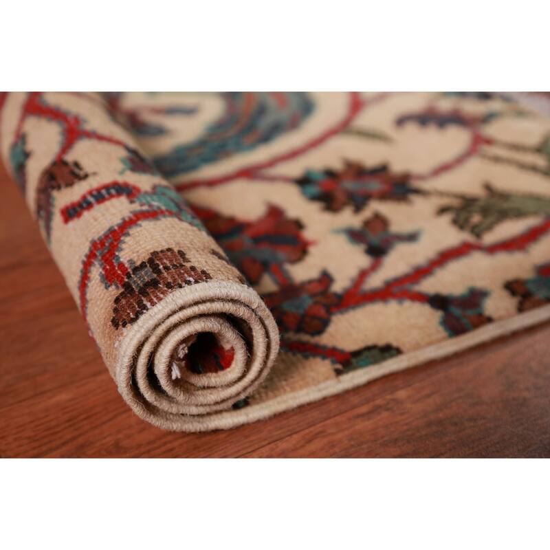 Traditional Ziegler Oriental Foyer Rug Hand-Knotted Wool Carpet - 2'0"x 3'0"